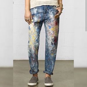 Denim & Supply Ralph Lauren Paint Splatter Jeans